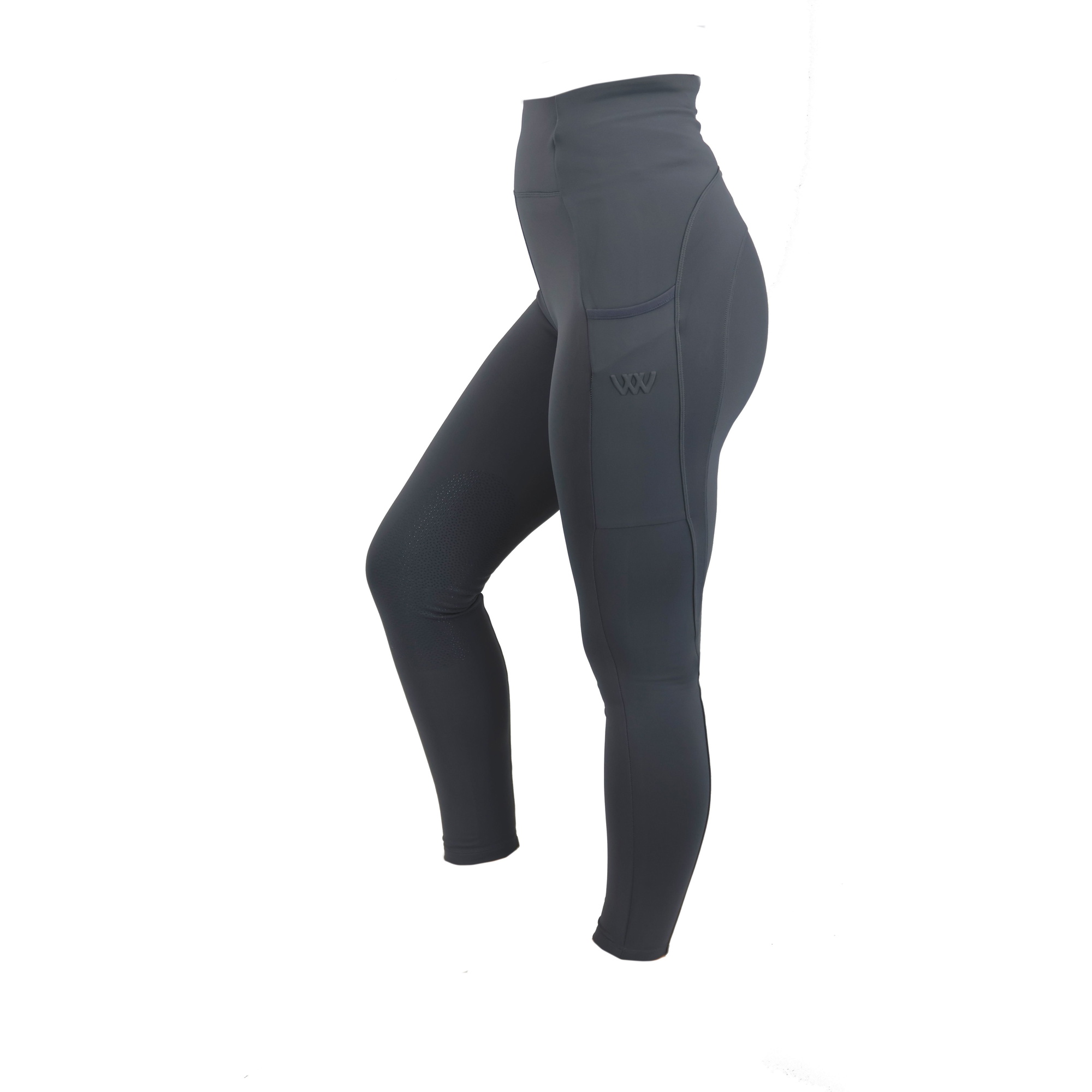 Woof Wear Womens Original Knee Patch Riding Tights WA0010 - Slate